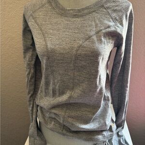 Lucy Heather Gray Knit Top